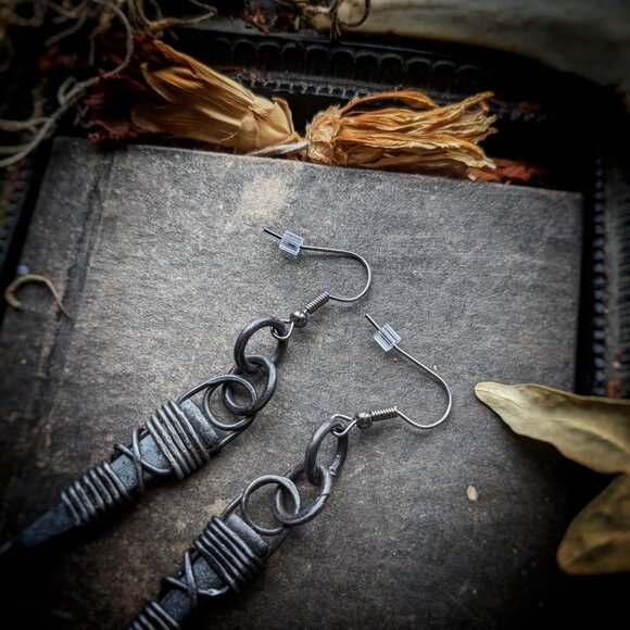 Witch Nail Earrings - Picture 6 of 6